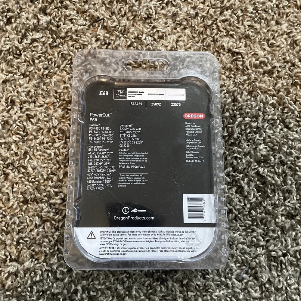 Oregon E68 PowerCut Saw Chain, 3/8